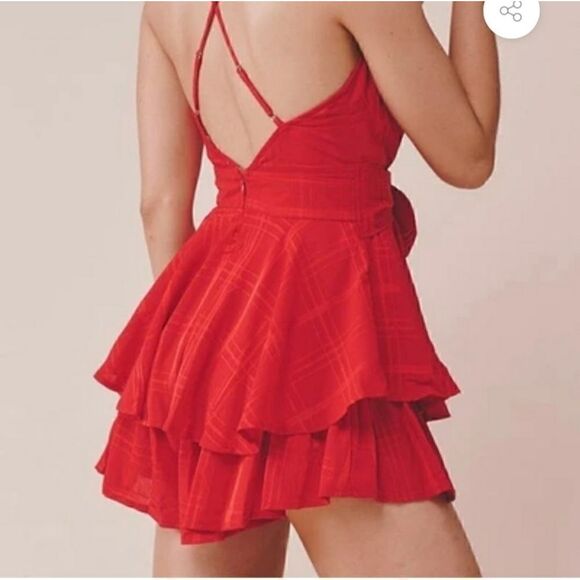 Polly Tiered Ruffle Romper 2 - Picture 2 of 7